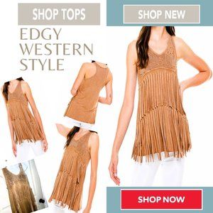 🔥📢BULLY Designer FRINGE TOP Gem & Stud TANK TOP Bling TEE📢BUY NOW💲💓